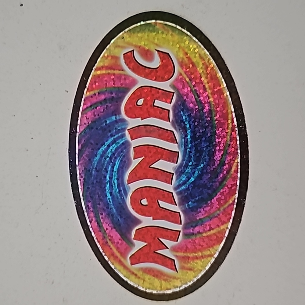 10/$25 vintage 90s y2k maniac sticker